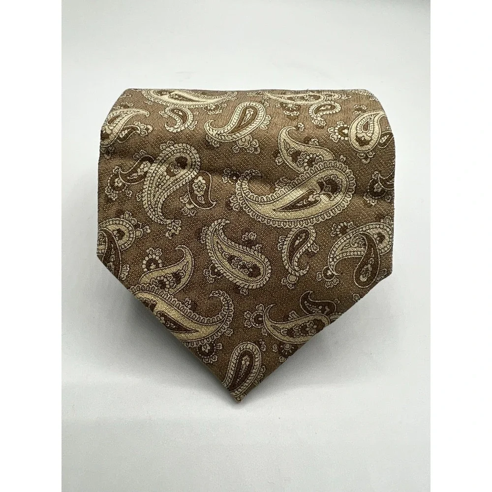 Today's Man Men's 100%‎ Silk Tie Multi-Color Geometric Print W:3.8